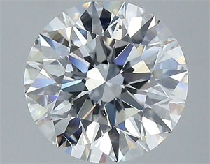 Picture of Natural Diamond 2.76 Carats, Round with Excellent Cut, F Color, SI1 Clarity and Certified by GIA