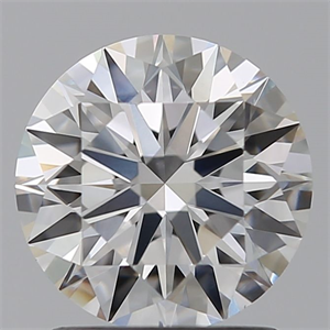Picture of Lab Grown Diamond 1.53 Carats, Round with Ideal Cut, E Color, IF Clarity and Certified by IGI