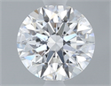 Natural Diamond 0.45 Carats, Round with Excellent Cut, D Color, SI2 Clarity and Certified by GIA