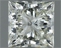 Diamante Natural 0.71 quilates, Princesa , Color K, claridad VVS2 y certificado IGI