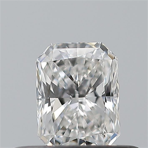 Picture of Natural Diamond 0.31 Carats, Radiant with  Cut, E Color, VVS1 Clarity and Certified by GIA
