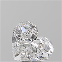 Natural Diamond 3.02 Carats, Heart with  Cut, E Color, VS2 Clarity and Certified by GIA