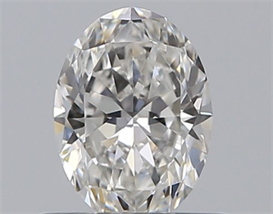 Foto Diamante Natural 0.40 quilates, Ovalado , Color E, claridad VVS2 y certificado GIA de