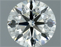 Natural Diamond 0.70 Carats, Round with Excellent Cut, I Color, VS2 Clarity and Certified by IGI