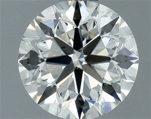 Picture of Natural Diamond 0.70 Carats, Round with Excellent Cut, I Color, VS2 Clarity and Certified by IGI