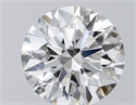 Lab Grown Diamond 0.97 Carats, Round with Ideal Cut, E Color, VVS2 Clarity and Certified by IGI