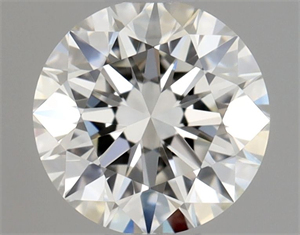 Picture of Natural Diamond 0.50 Carats, Round with Excellent Cut, I Color, VVS1 Clarity and Certified by GIA