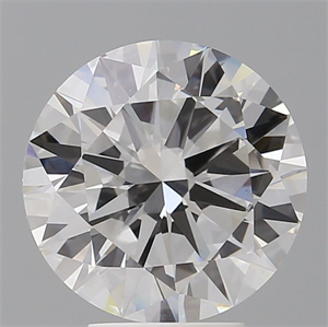 Picture of Lab Grown Diamond 4.52 Carats, Round with Excellent Cut, E Color, VS1 Clarity and Certified by IGI