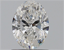 Diamante Natural 0.79 quilates, Ovalado , Color E, claridad VVS1 y certificado GIA