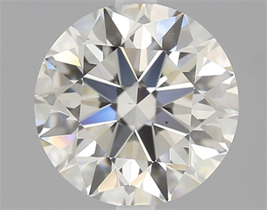 Picture of Natural Diamond 1.21 Carats, Round with Excellent Cut, I Color, VS2 Clarity and Certified by IGI