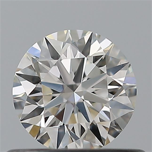 Picture of Natural Diamond 0.50 Carats, Round with Excellent Cut, G Color, VS1 Clarity and Certified by IGI