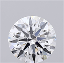 Del inventario de diamantes de laboratorio, 2.09 quilates, Redondo , Color D, claridad IF y certificado IGI