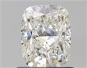 Diamante Natural 1.00 quilates, Del cojín , Color I, claridad VVS1 y certificado GIA