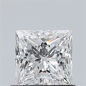 Picture of Natural Diamond 0.70 Carats, Princess with  Cut, D Color, VS1 Clarity and Certified by GIA