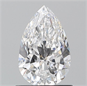 Diamante Natural 0.90 quilates, De pera , Color D, claridad VVS1 y certificado GIA