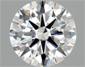 Lab Grown Diamond 2.55 Carats, Round with Ideal Cut, D Color, VVS2 Clarity and Certified by IGI