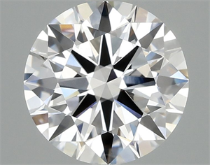 Picture of Lab Grown Diamond 2.55 Carats, Round with Ideal Cut, D Color, VVS2 Clarity and Certified by IGI
