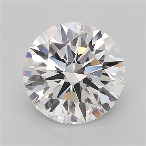 Picture of Lab Grown Diamond 7.03 Carats, Round with Ideal Cut, F Color, VVS2 Clarity and Certified by IGI