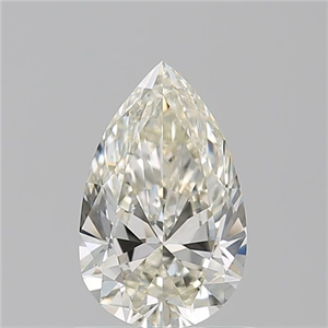 Picture of Natural Diamond 0.92 Carats, Pear with  Cut, L Color, VS2 Clarity and Certified by GIA