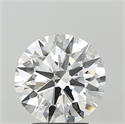 Lab Grown Diamond 3.09 Carats, Round with Ideal Cut, F Color, VVS2 Clarity and Certified by IGI