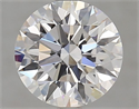 Lab Grown Diamond 2.02 Carats, Round with Excellent Cut, D Color, VVS1 Clarity and Certified by GIA
