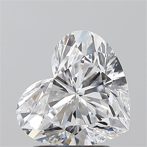 Picture of Natural Diamond 2.02 Carats, Heart with  Cut, D Color, VVS1 Clarity and Certified by GIA