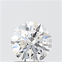 Lab Grown Diamond 1.08 Carats, Round with Ideal Cut, E Color, VS1 Clarity and Certified by IGI