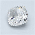 Diamante Natural 1.51 quilates, Del cojín , Color E, claridad VS1 y certificado GIA