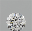 Natural Diamond 0.51 Carats, Round with Excellent Cut, D Color, VVS1 Clarity and Certified by GIA