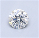 Natural Diamond 0.71 Carats, Round with Very Good Cut, G Color, I1 Clarity and Certified by GIA
