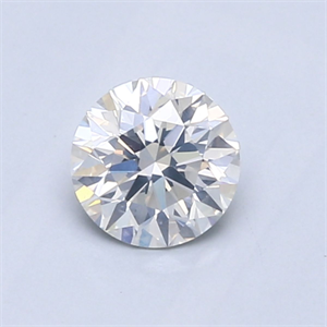 Picture of Natural Diamond 0.71 Carats, Round with Very Good Cut, G Color, I1 Clarity and Certified by GIA