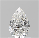 Diamante Natural 0.76 quilates, De pera , Color G, claridad VVS1 y certificado GIA