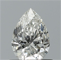 Diamante Natural 0.50 quilates, De pera , Color G, claridad VS1 y certificado GIA