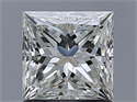 Natural Diamond 1.01 Carats, Princess with  Cut, J Color, VVS2 Clarity and Certified by GIA