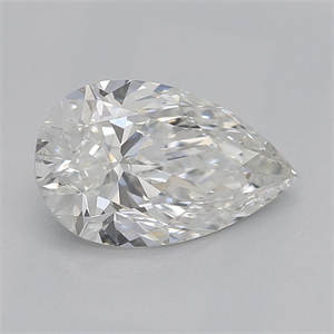 Picture of Natural Diamond 1.01 Carats, Pear with  Cut, H Color, SI1 Clarity and Certified by GIA