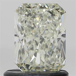 Picture of Natural Diamond 0.90 Carats, Radiant with  Cut, L Color, VS2 Clarity and Certified by GIA