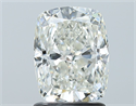 Natural Diamond 1.70 Carats, Cushion with  Cut, I Color, SI2 Clarity and Certified by GIA