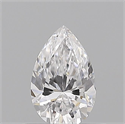 Diamante Natural 0.50 quilates, De pera , Color D, claridad VVS1 y certificado GIA