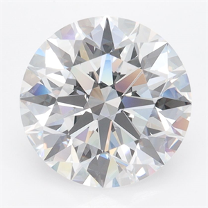 Picture of Lab Grown Diamond 3.36 Carats, Round with Ideal Cut, D Color, IF Clarity and Certified by IGI