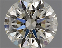 Natural Diamond 0.42 Carats, Round with Excellent Cut, K Color, VVS1 Clarity and Certified by GIA