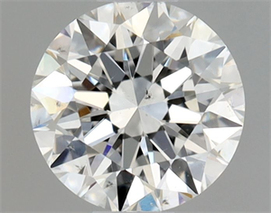Picture of Natural Diamond 0.50 Carats, Round with Excellent Cut, G Color, SI1 Clarity and Certified by GIA