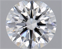 Lab Grown Diamond 1.03 Carats, Round with Excellent Cut, E Color, VVS1 Clarity and Certified by IGI