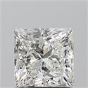 Natural Diamond 1.52 Carats, Princess with  Cut, I Color, VS1 Clarity and Certified by GIA