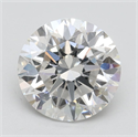 Lab Grown Diamond 2.60 Carats, Round with Excellent Cut, F Color, VS1 Clarity and Certified by IGI