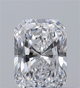 Picture of Natural Diamond 0.35 Carats, Radiant with  Cut, D Color, VVS2 Clarity and Certified by GIA
