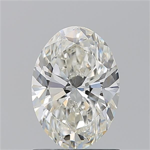 Picture of Natural Diamond 1.20 Carats, Oval with  Cut, J Color, IF Clarity and Certified by GIA
