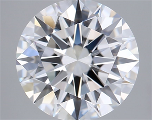 Picture of Lab Grown Diamond 2.52 Carats, Round with Excellent Cut, E Color, VVS1 Clarity and Certified by GIA