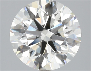 Foto Diamante Natural 3.09 quilates, Redondo , Color J, claridad VVS1 y certificado HRD de