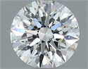 Natural Diamond 0.80 Carats, Round with Excellent Cut, H Color, SI2 Clarity and Certified by GIA