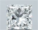 Natural Diamond 1.00 Carats, Princess with  Cut, G Color, VS2 Clarity and Certified by GIA